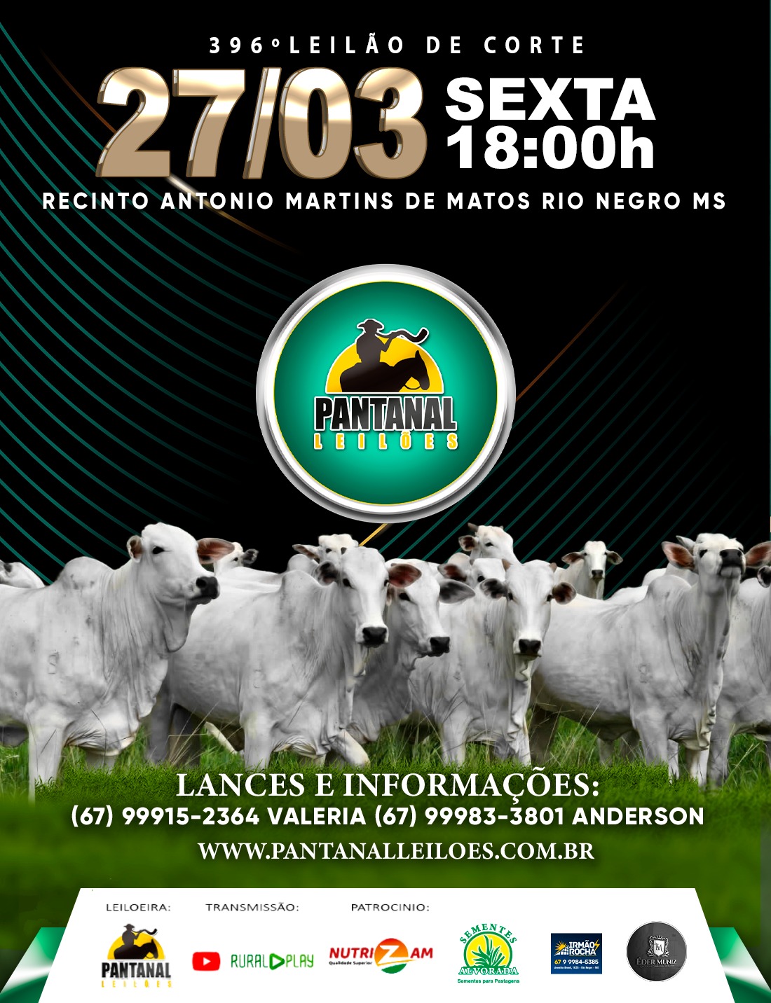 396º Leilão de Corte - Pantanal Leilões
