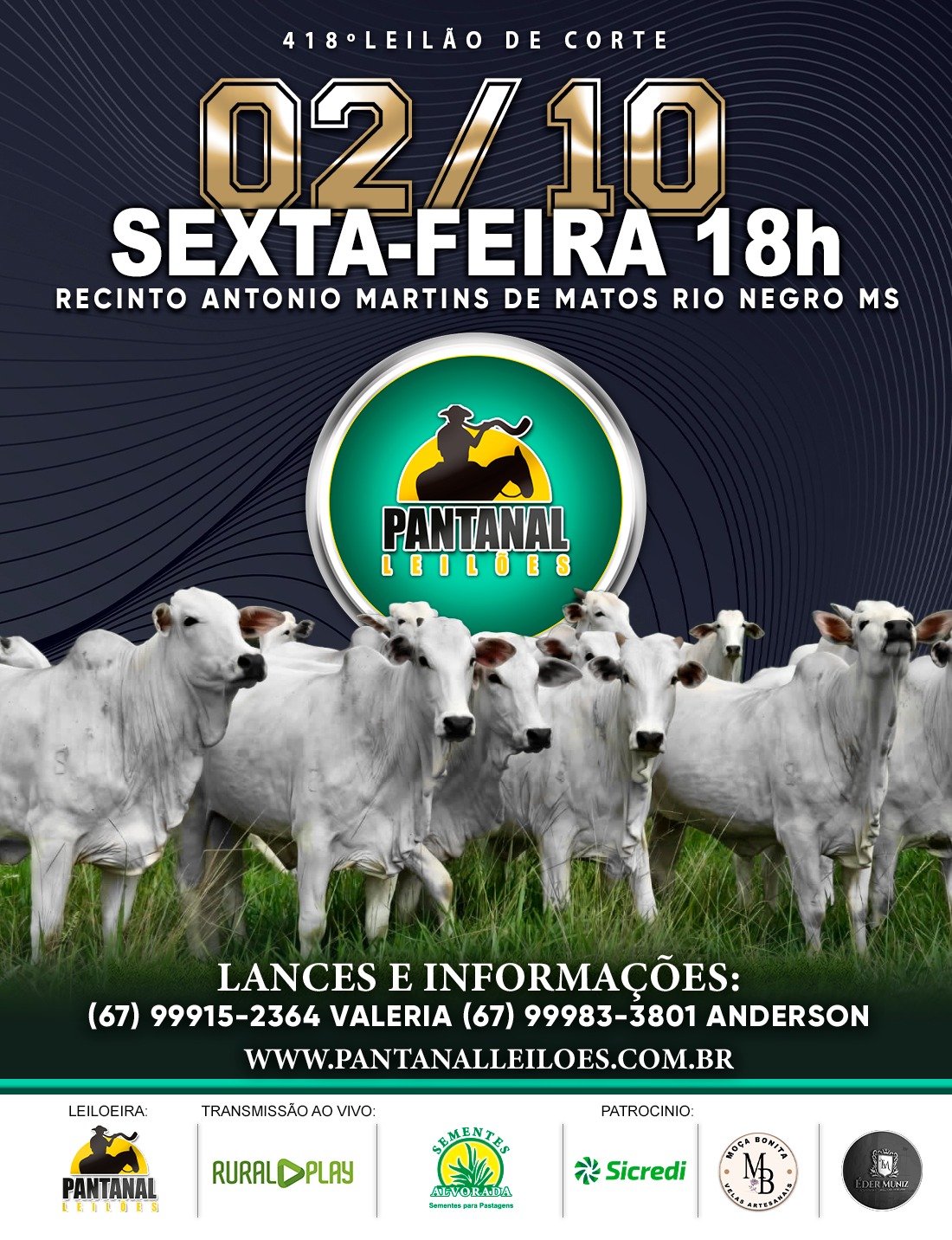 418º Leilão de Corte - Pantanal Leilões