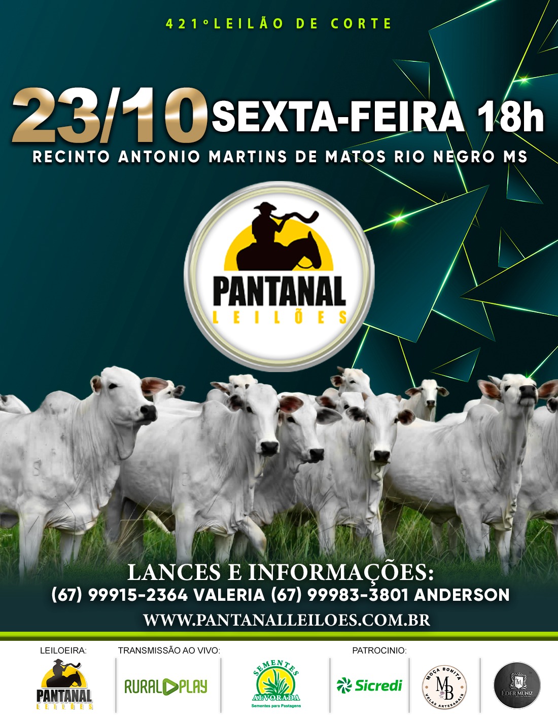 421° LEILÃO DE CORTE - PANTANAL LEILÕES